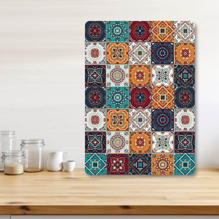 Hermia Ckt37 - 2030 Tabla de Cortar de Vidrio Templado Antibacteriana Antideslizante 20x30cm
